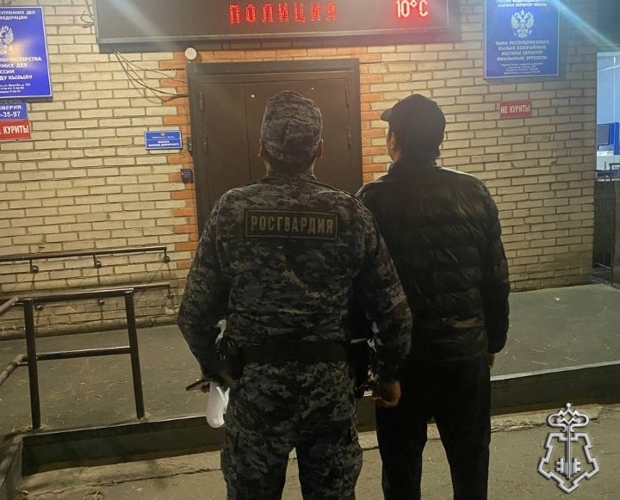 Росгвардейцы задержали мужчину за  поножовщину 