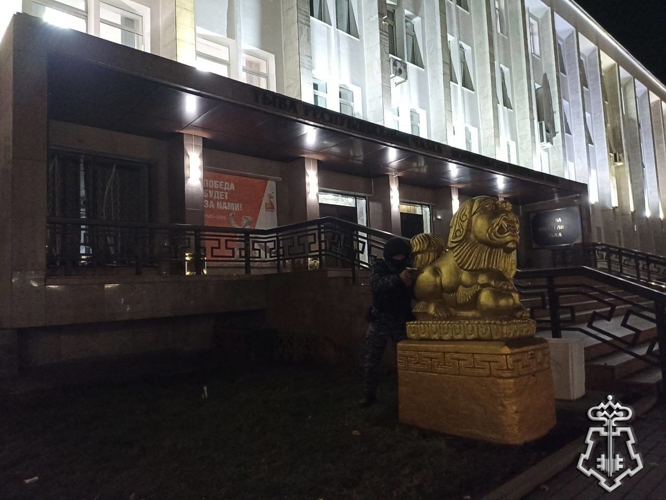 Росгвардейцы продемонстрировали действия по недопущению злоумышленников на охраняемый объект