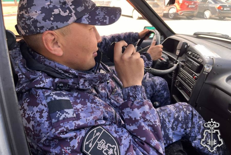 Экипаж Росгвардии задержал подозреваемого в причинении тяжкого вреда здоровью